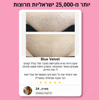 מארז העור החלק של™Blue Velvet